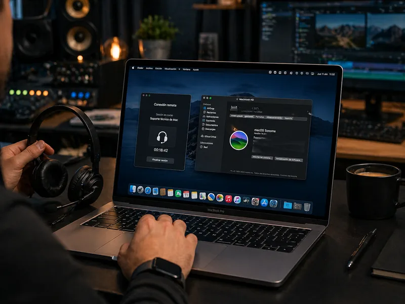 Soporte técnico remoto para Mac